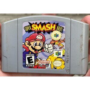 Super Smash Bros. Video Game (Nintendo N64 1996) 100% Tested & Working